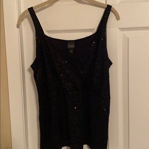 Eileen Fisher sequin tank top